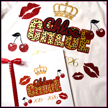 Personalised School Leavers Shirt - Wild Cherry