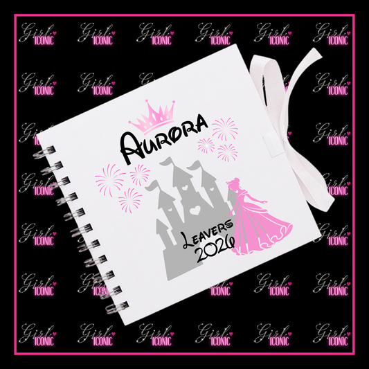 School Leavers Memory Scrap Book - Pretty Princess