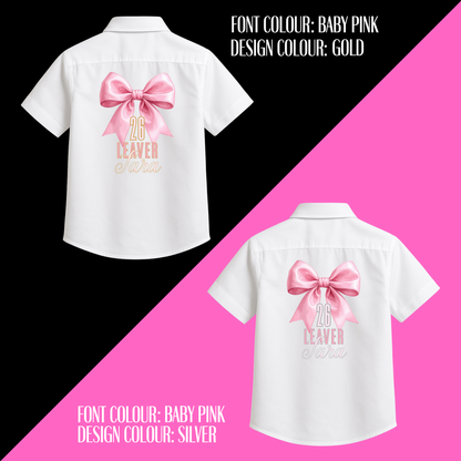 Personalised School Leavers Shirt - Bow Beautiful
