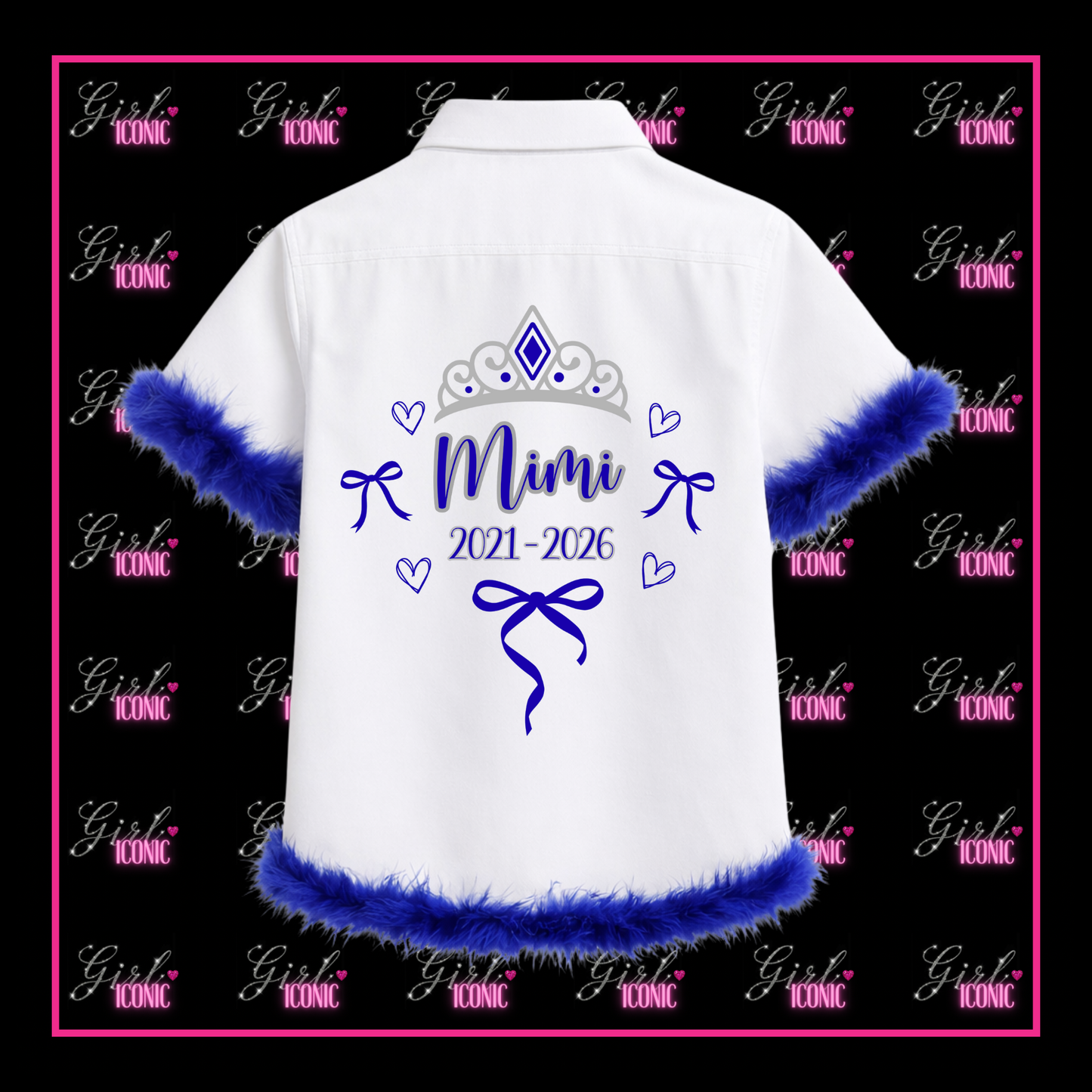 Personalised School Leavers Shirt - Bow Princess