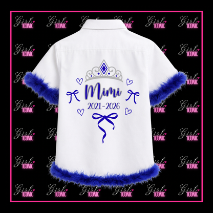 Personalised School Leavers Shirt - Bow Princess